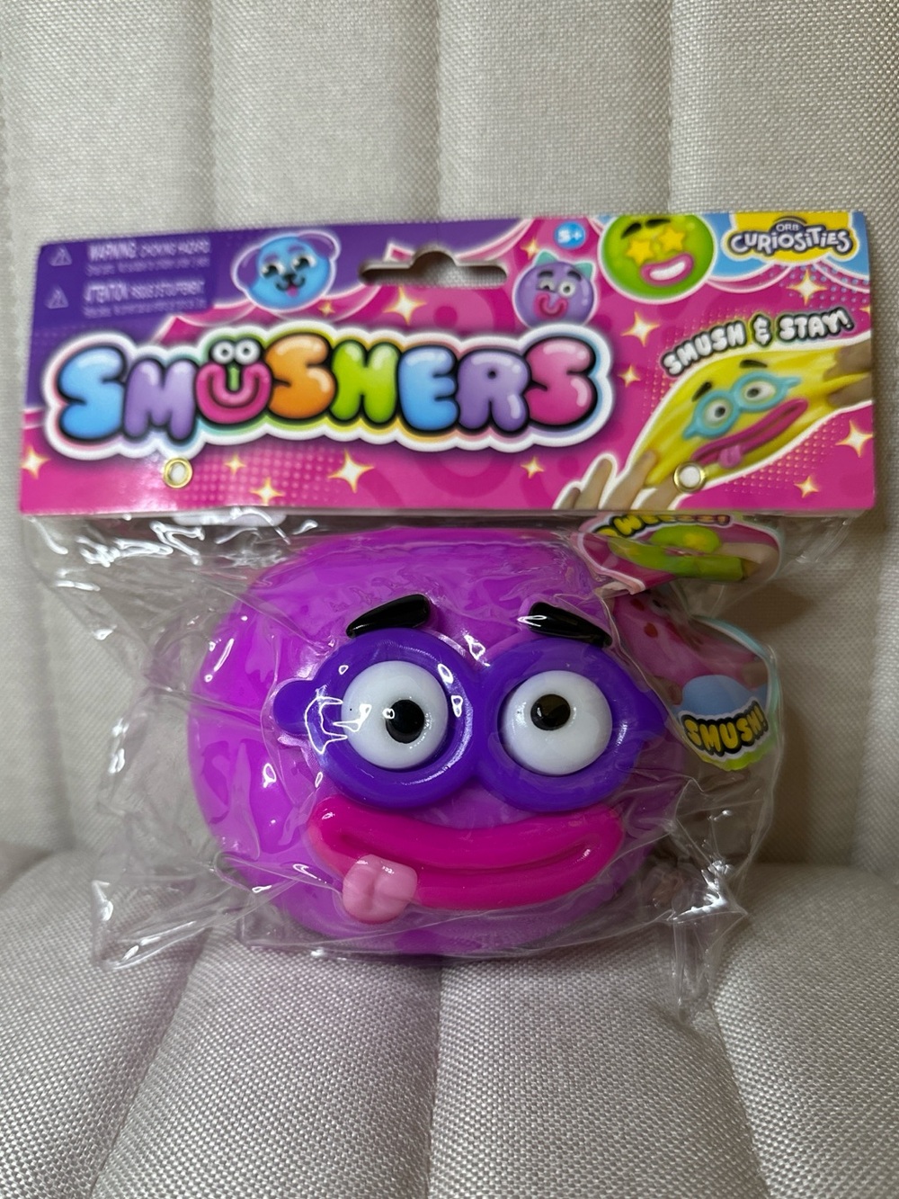 Orb Curiosities Smushers Neon Purple